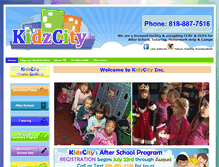 Tablet Screenshot of kidzcity.us